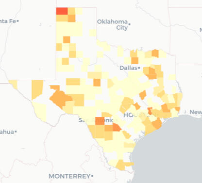 App developed to help farmworker advocates plan outreach & conduct research on housing and worksites. TRLA, 2021.